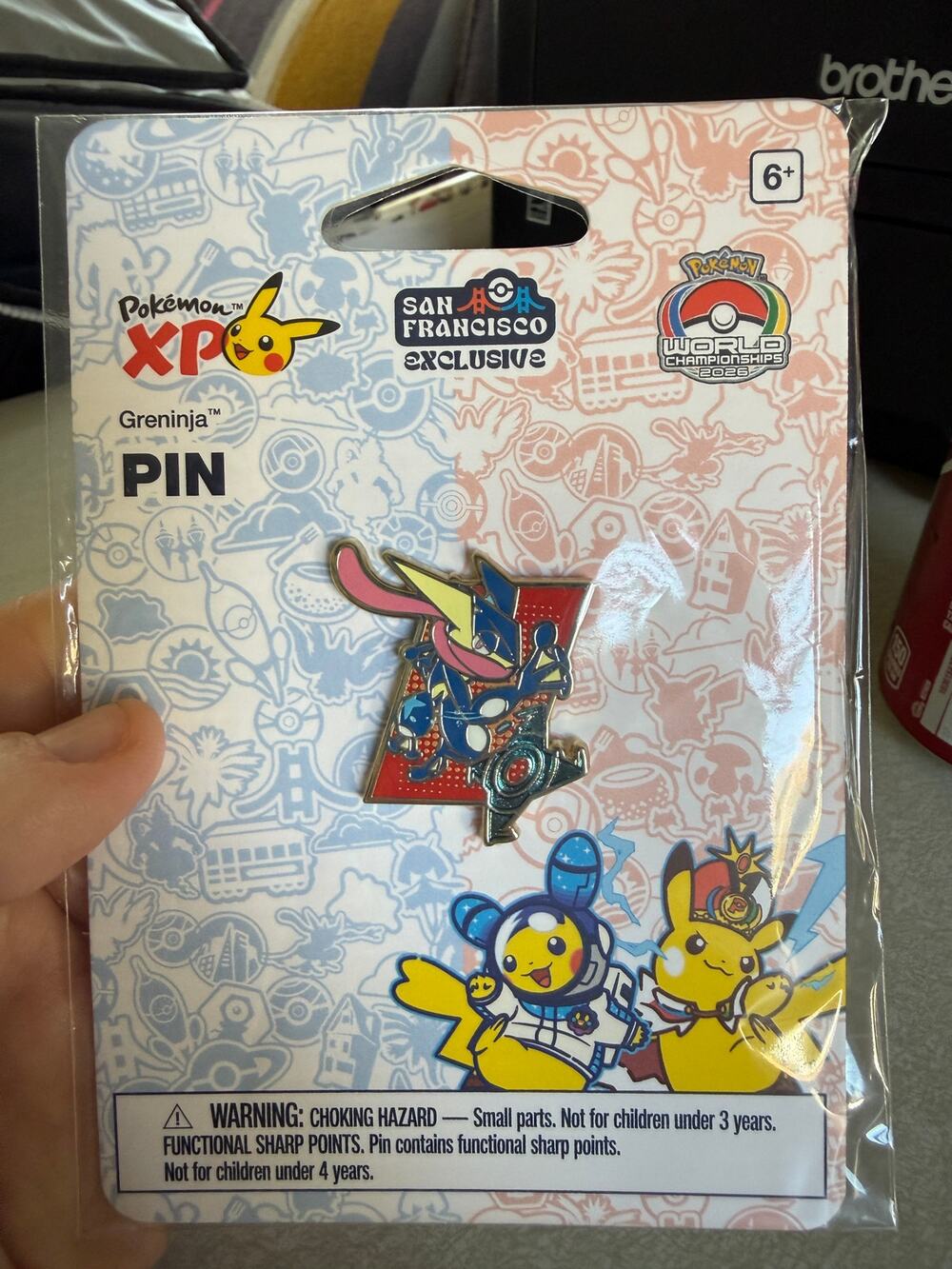 Pokémon 2026 World Championships San Francisco Exclusive Greninja Pin